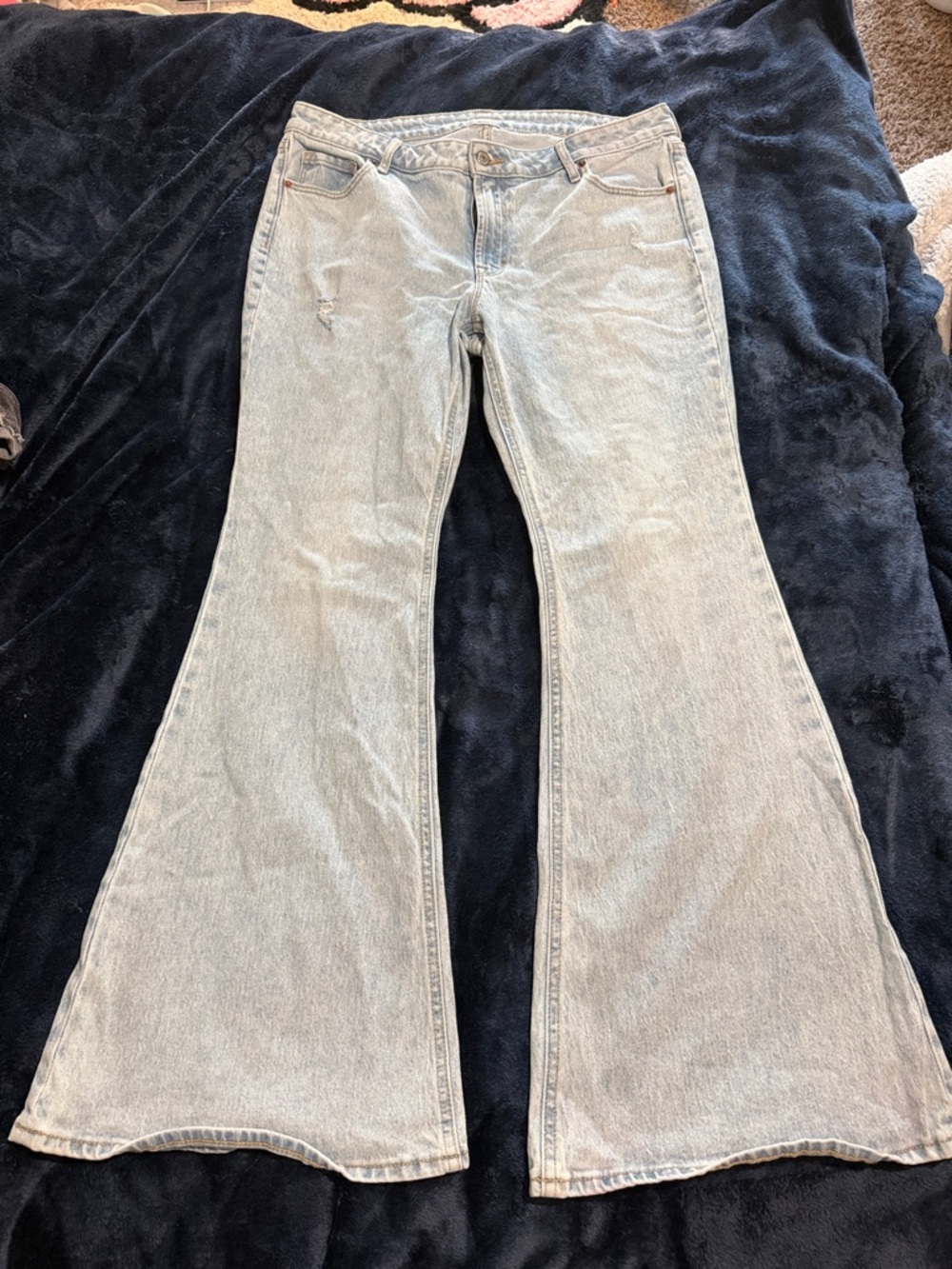 Old Navy Light Blue Flared Jeans